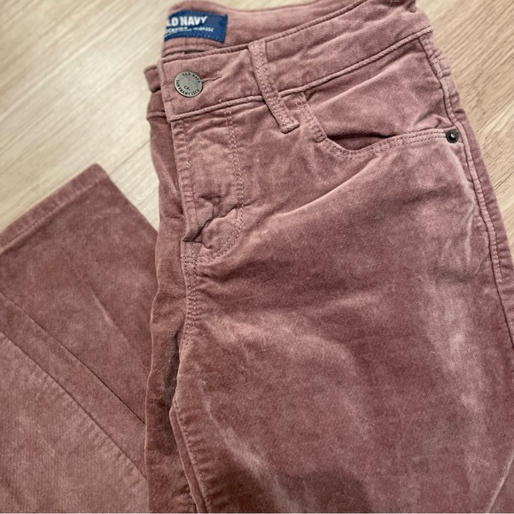 Mid-Rise “Rockstar” Super Skinny Velvet/Corduroy Pants Size 0 NWOT - Picture 2 of 7